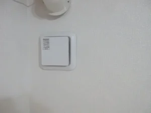 通風孔を交換した様子